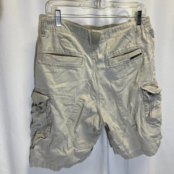 Volcom Stone Scout Tread Lightly Vintage Cargo Khaki Shorts - Picture 7 of 16